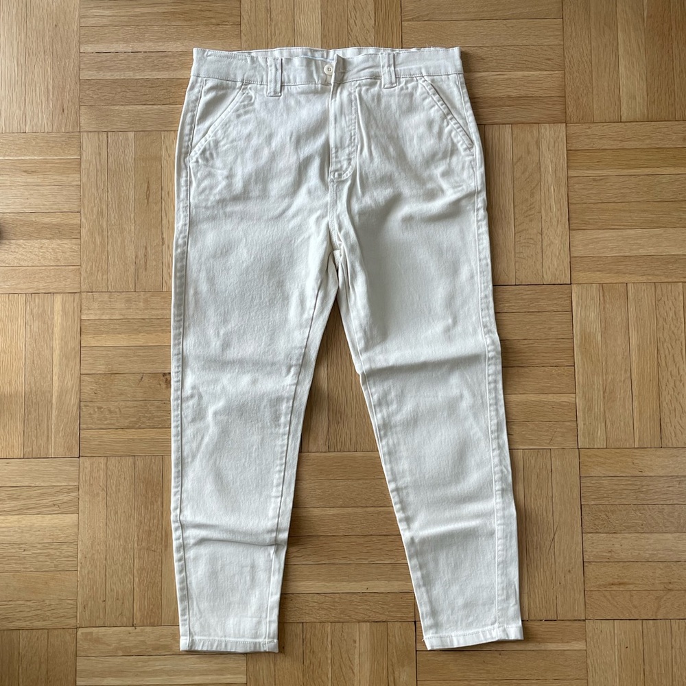 NWOT Zara Men’s Denim Off-white Jeans